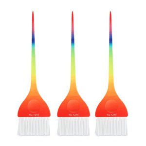 1Pcs Gradient Color Rainbow Hair Dye Brush Hair Coloring Dye Cream Brush Practical Comb Salon Hairstyler Accessories