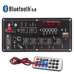 Amplifier 7.4V Amplifier Board Square Dance 40W Speaker Amplifier Support Bluetooth AUX UDisk Recording Home Theater DIY Bass Treble