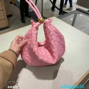 Totes Bags BottegVeneta Turn Pouch Handbags Turn Little Golden Ball Crescent Bag Woven Underarm Bag Handheld Womens Bag have logo HBU53I