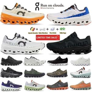 Designer mens Cloud 0N casual shoes deisgner couds x 1 runnning sneakers federer workout and cross Black White Rust Breathable Sports Trainers laceup Jogging traini