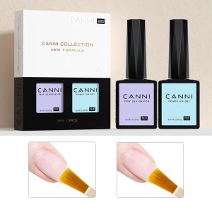 Gel 2pcs*9ml hema diamante livre diamante de base superior canni ph vínculo de ligação desidratador puro preto semi permanente em gel de gel de unha reforço