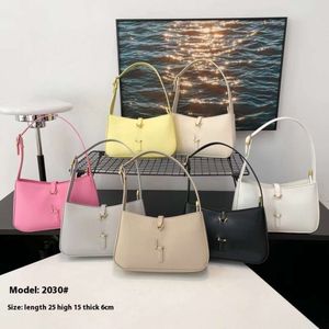 مستخدم الإنترنت Underarm 2024 New Style Bag One Counter Square مع ملمس متعدد الاستخدامات Crossbody Frasnable و Simple Women's حقيبة يد بسيطة