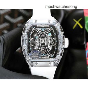 Швейцарские роскошные часы Richadmills Механические часы хронографские наручные часы 5302 Швейцарские автоматические движения сапфировые зеркальные резиновые ремешки дизайнер бренд