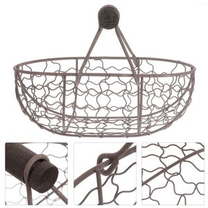 Set di stoviglie Snack Basket Iron Piatto di stocca