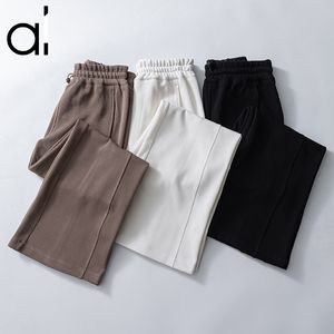 Al Nuovi pantaloni da yoga costolette morbide pantaloni a media ridimensionamento sciolti di pantaloni a gamba larga in alto e fanatico