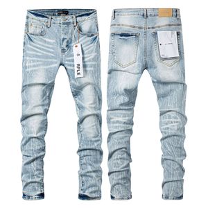 Purple Jeans Men Designer Purple Jeans Spot Производитель прямой продажи фиолетовые джинсы бренд, персонализированные кошки американские прямые джинсы ног