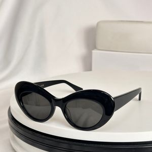 Óculos de sol de olho de gato preto moldura grossa escura e cinza 4456 mulheres tons de verão sunnies for women luettes de soleil copos occhiali da solteira uv400 e óculos