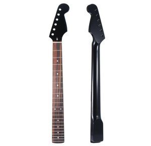 Maple canadese Matte Black Maple St Electric Guitar Neck 22 TestEwood Fishboard55514507