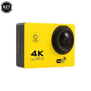 Kameralar 1pcs Action Camera Ultra HD Kablosuz WiFi Mini Akıllı Açık Su Geçirmez Kamera DV Video Kayıt Spor Kamerası