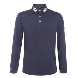 가을 Winte 골프 남자 의류 짧은 소매 골프 tshirt 검은 색 또는 흰색 색상 새로 여가 야외 스포츠 폴로 셔츠 5831440