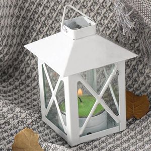 Ljushållare Medium Black Metal Holder Lantern For Home Wedding Decor