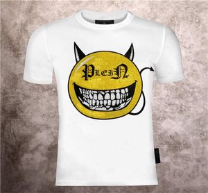 2021 Nuovo Fashion Casual Short Evil Smile Smile Men039S PP Skull Head Trend Creative Tshirt Stampa Wolf Cotone Short Short Short Top5369275