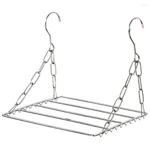 Cabides secando prateleira de rack para sapatos roupas janela de lavanderia ao ar livre Organizador pendurado linhas de lavagem retráteis racks de aço inoxidável