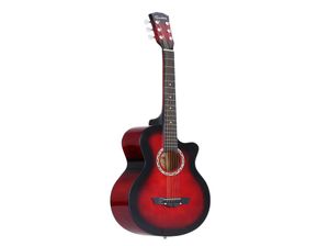 38quot Acoustic Folk 6String Guitar för nybörjare Studenter Gift6981240