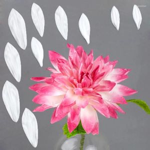 Выпечка плесени Dahlia Leaf Leaf Plomt Silicone Foldant Caster Tool Tool Gumpaste Sugarcraft Chocolate Form