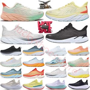 Athletic Cloud Triple White Black Bottoms Airy Blue Running Shoes Clifton 9 Bondi 8 Women Men Jogging Sports Trainers Pink Foam Runners Sneakers Storlek 36-45