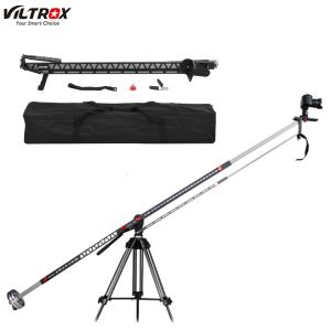 Acessórios Viltrox 3m / 10ft Pro Extendeável Câmera de vídeo DV Ação Crane Jib Arm Mobile Stabilizer Boom dobrado para Nikon Canon 5D III IV