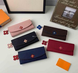 Fashion Luxury Designer Wallet Coin Borse 2019 Nuovo Fashion Flower Stampa Donne Wormet Pochette Luxury Wallet8566250