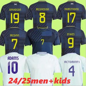 24 25 Soccer Jersey 2024 Euro Cup Scottish Nationalmcgregor Team Football Shirt Kids Kit Set Home Navy Blue Away White 150 Years Anniversary Special Robertson Dykes