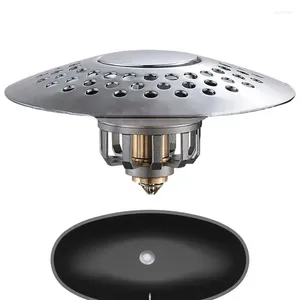 Tapetes de banho Bathtub Stopper -Up Filtro de dreno Atualizado a pia de aço inoxidável ideal para pias de cozinha do banheiro Universal