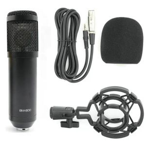 Microfones BM 800 Atualizados BM 900 Professional Studio Condenser Microfone com fio para laptop de computador Reverb Mikrofon