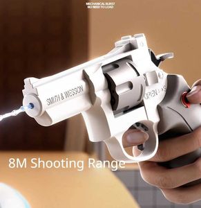 Manual Water Gun Toys Revolver Small ZP5 Pistol Outdoor Beach Toy Mechanical Continuous Fire Mini For Kids 240409
