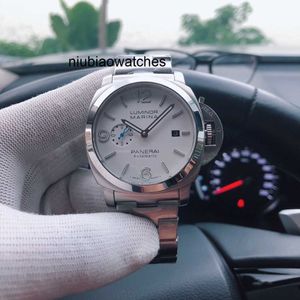 Oglądaj mężczyzn luksusowe męskie automatyczne projektanta mechanika zegarek szafirowe lustro szwajcarskie rozmiar 44 mm*12 mm cienki stalowy pasek sportowy