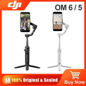 Gimbal DJI OM 5 OM 6 Osmo Mobile Gimbal Handheld Original 3axs Stabilization Magnetic Design DJI новый в складе