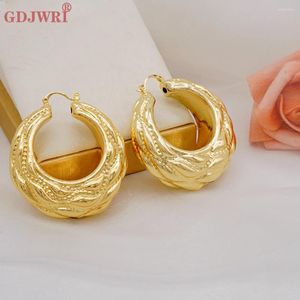 dangle earrings large hoop earring for women fashion Jewelry Round long lodiesアフリカンゴールドカラーパーティーギフト