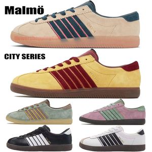 Originals Malmo City Series Trainers Lake Blue Moderna Moderna Museet Pink Land Шведский дизайнерггака-дизайнер мужских женских повседневных кроссовок Классическая обувь 36-45
