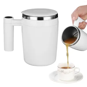 Muggar Automatisk omrörande mugg Auto Mixing Coffee Cup Electric Self 380ml uppladdningsbar för