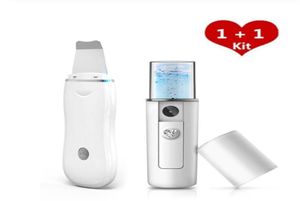 Vibrate Ultraschall tiefe Gesichtsreinigungsmaschine Hautpeeling Blackhead Acne Remover Reduzieren Sie Falten Gesichtshellen -Hebewerkzeug263374884