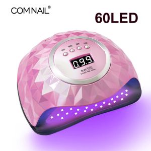Connectors Uv Nail Lamp for Manicure Curing All Types of Gels 60leds Fast Drying Nail Dryer 4 Timer Setting Lamp Salon Use Nail Art Tools