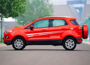 Bilklistermärken Special Body Decoration Modified Midje Scratch Shielding Personlighet Lahua för Ford Ecosport9953684