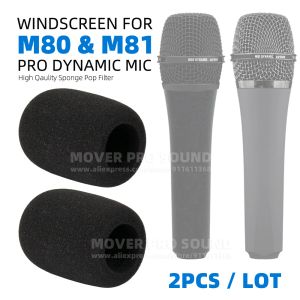 Accessories Wind Screen Dustproof Cover For Telefunken M80 M81 M 80 81 Microphone Windscreen Shield Mic Foam Windproof Sponge Pop Filter