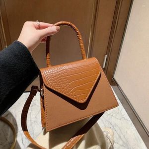 Bag 2024 Fashion Women Crocodile Pattern Leather Shoulder Handbags Vintage Ladies Casual Travel Crossbody Bags Messenger