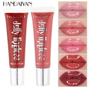 Handaiyan Candy Color Jelly Lip Gloss Glass Mirror Kilkowaryzujący warga galaretka warga Care5212400