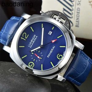 Watch Luxury for Panerass Mens Mechanical Famous Brand Men Fat Sea Leather Italy Sport Wristwatches