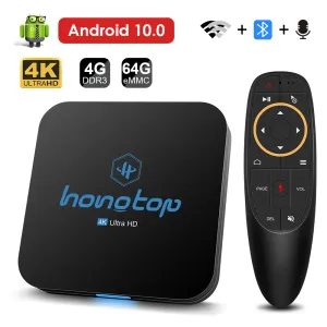 Box 2021 Android TV Box Android 10 4GB 32GB 64GB 4K H.265メディアプレーヤー3Dビデオ2.4G 5GHz WiFi Bluetoothスマートテレビボックスセットトップボックス