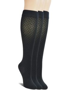 YomandamorMens feminino sem costura Knee Knee Socks High Tube Socks não -vincular meias não -vinculativas 2 pares 240408