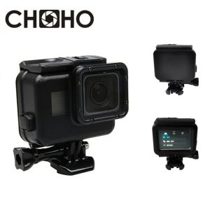 Telecamere da 45 m di immersioni impermeabili per la custodia impermeabile + tocco di colore nero di colore nero per GoPro Hero 5 6 7 Black Go Pro Accessori