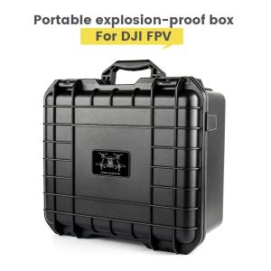 Bolsas de explosão à prova de explosão para a mala DJI FPV, acomodando forte caixa de segurança à prova d'água durável para acessórios de drones FPV