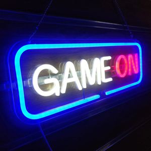 Игра на неоновые вывески Neon Lights Game Console светодиодные вывески для стенных барных огней игровая комната