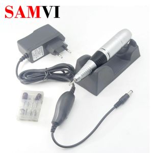 Exercícios Samvi 30000rpm 110240v Protiga portátil Máquina de perfuração de unhas para manicure Cutter de unhas Metal fácil de operar em forma de caneta