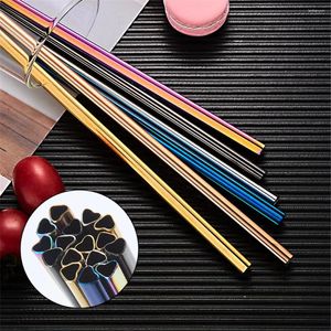 Drinking Straws 1pcs Reusable Straw Metal Set Heart Shaped Bubble Tea 304 Stainless Steel Pearl Smoothie Brush