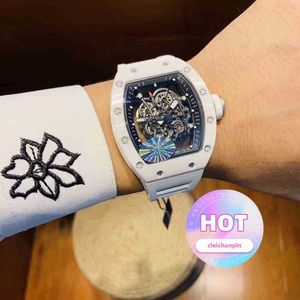 Assista de luxo Moda Men e mulheres assiste mecânica Wrist Watches Designer de fábrica de TV masculino All Cerâmica Branca Personalizada Holcada