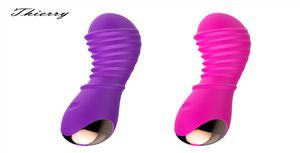 Thierry 20 hastigheter silikon gspot dildo vibrator vattentät massage klitoris vagina stimulator masturbator sex leksaker för kvinnor1445719