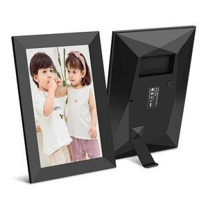 WiFi 10.1 pollici Smart Digital Picture Frame Touch Screen 1280x800 IPS ad alta risoluzione IPS Display da 16 GB di rotazione automatica AUTO ROTARE foto e video immediatamente tramite app