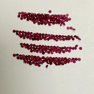 Lösa diamanter meisidian semi ädelstenar 2mm duva blod naturlig original Afrika rubin gemstnoe