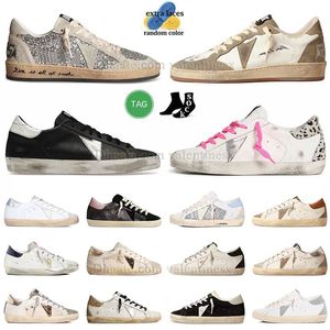 Scarpe Golden Goooo Sneakers Designer Casual Shoes Mens Womens Good Gose Goss Platform Super-Star Ball Black White Gold Grecle Green Tenis Teanis Trainers Trainers